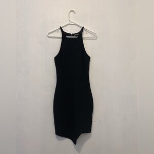 Express Black Halter Bodycon Mini Dress Size S